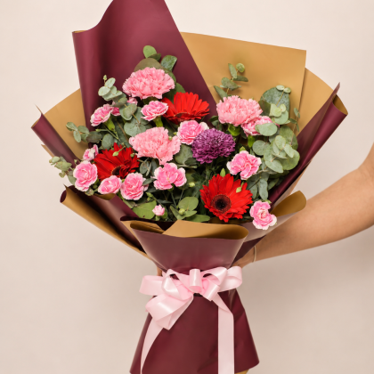 Crimson Elegance Bouquet