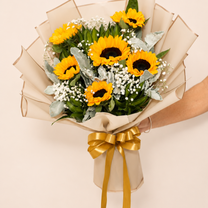 Golden Hour Sunflower Bouquet
