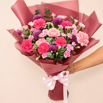 Sweet Carnival Carnation Bouquet