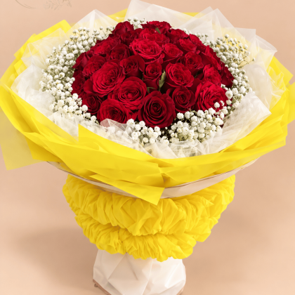 Golden Fifty Roses