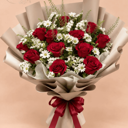 Scarlet Daisy Grandeur